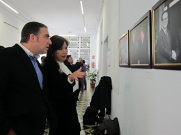 Bendodo y Chen visitan la exposición en La Térmica