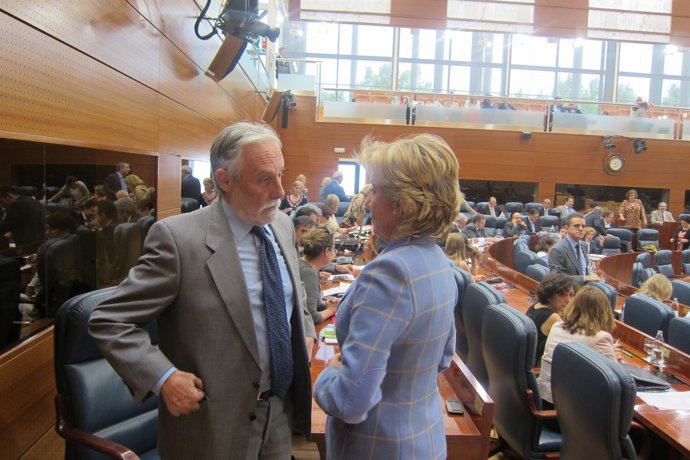 Luis De Velasco Y Aguirre En El Pleno De La Asamblea De Madrid