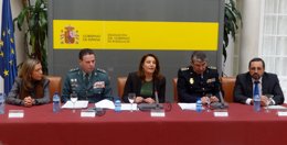 Carmen Crespo en la prsentación del plan de seguridad para Navidad
