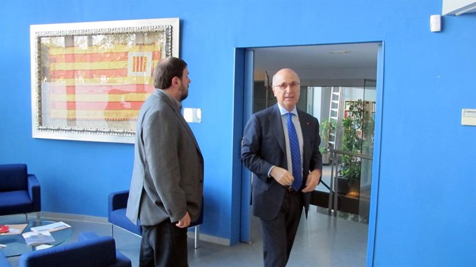 Oriol Junqueras y Josep Antoni Duran