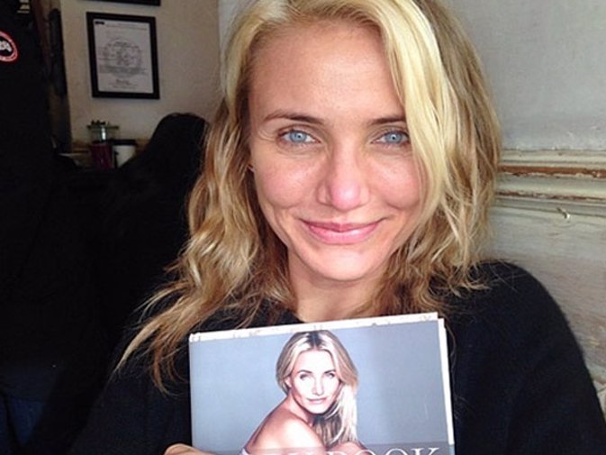 Cameron Diaz sin maquillaje presenta su libro