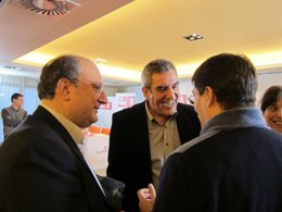 Julio Villarrubia, minutos antes del inicio del Comité Ordinario del PSCL