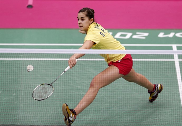 La española Carolina Marín, jugadora de bádminton