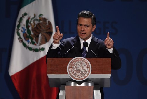 El presidente mexicano, Enrique Peña Nieto