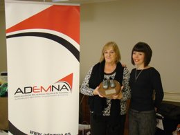 Marina Bujanda, premiada por ADEMNA.