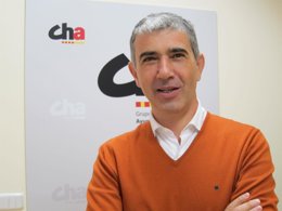 El portavoz del grupo municipal de CHA, Juan Martín