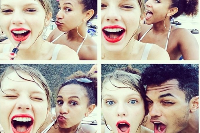 Taylor se muestra al natural 