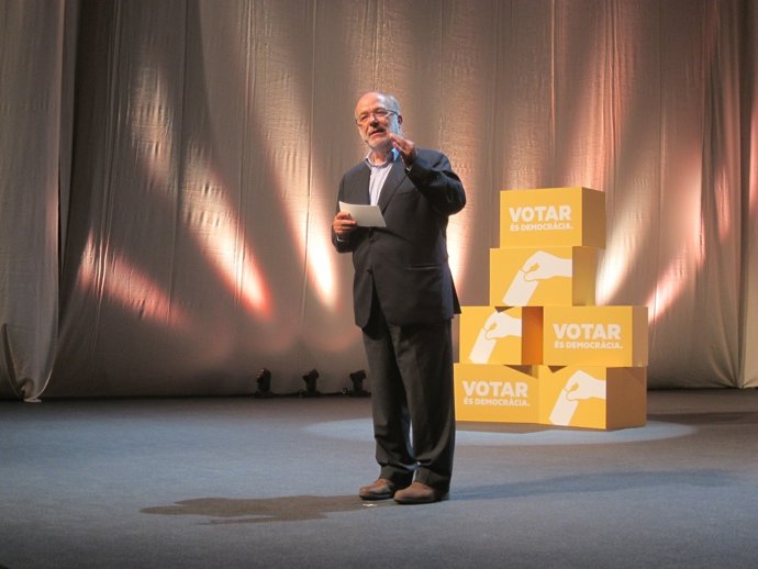 El filósofo Josep Maria Terricabras (ERC)