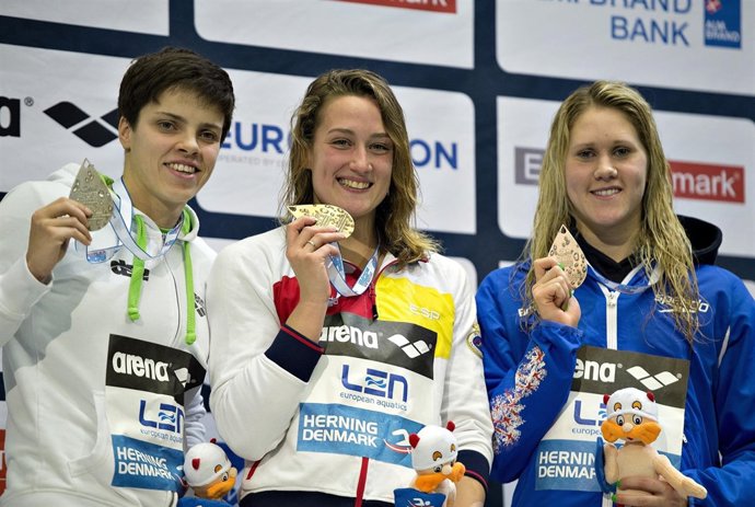Mireia Belmonte, oro europeo en los 800 libres