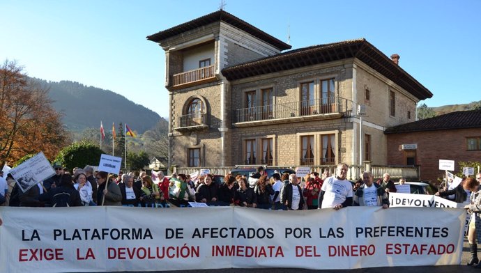 Manifestación afectados preferentes