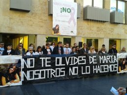 Concentración por la desaparición de María Piedad