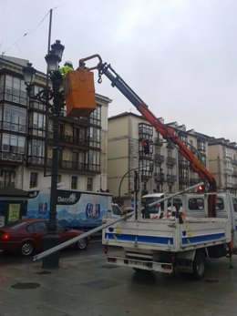 Mantenimiento alumbrado público en Santander 