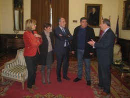 Reunión de la Diputación de Palencia y el Banco de Alimentos