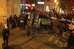 Altercados en la manifestación 'Rodea el Congreso'
