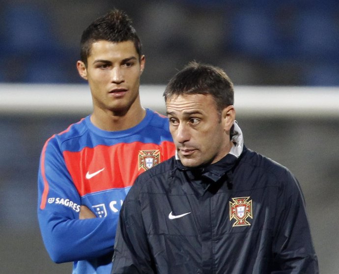 Paulo Bento Con Cristiano Ronaldo