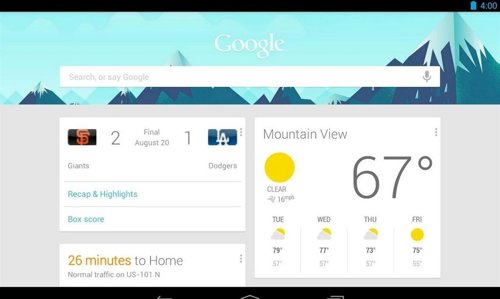 Los recordatorios de Google Now, disponibles en español 