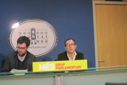 Biel Barceló y Toni Noguera en rueda de prensa