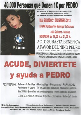 Cartel del acto solidario