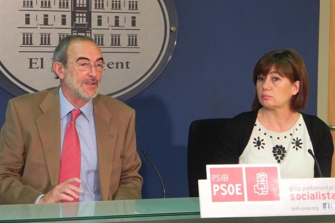 Armengol y Diéguez en rueda de prensa