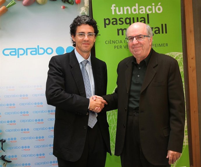 Alberto Ojinaga (Caprabo) y Jordi Camí (Fund. Pasqual Maragall)