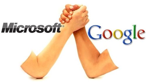 La comptencia feroz entre Microsoft y Google