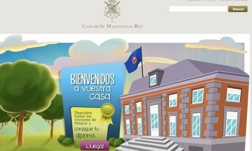 Captura de pantalla de la nueva app de la Casa Real