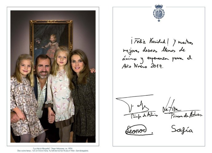 Los Príncipes de Asturias y sus hijas Leonor y Sofía
