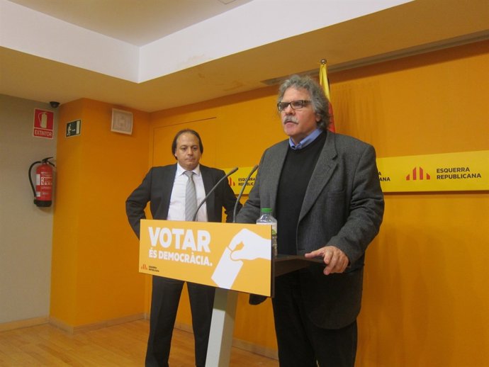 Joan Tardà (ERC) y el abogado argentino César Sivo