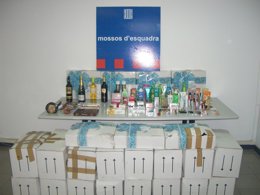 Lotes de Navidad recuperados por la policía