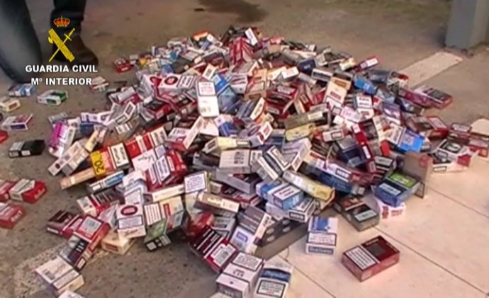 Tabaco intervenido en la 'Operación Fontivero'