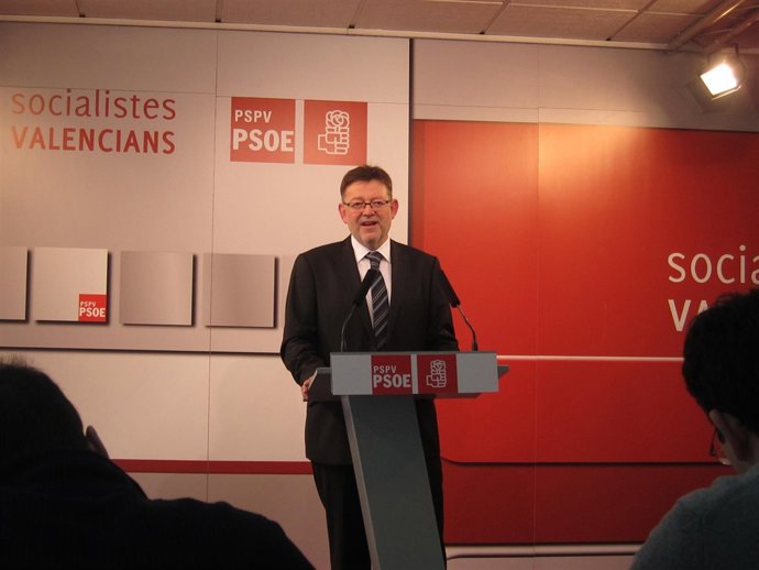 Ximo Puig en rueda de prensa