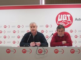 Fermín de Con y José Manuel Fernandez FeS UGT