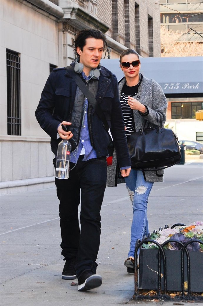 Orlando Bloom miranda Keer juntos visita médico Flynn Navidades