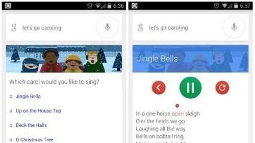 Lets Go Caroling de Google Now