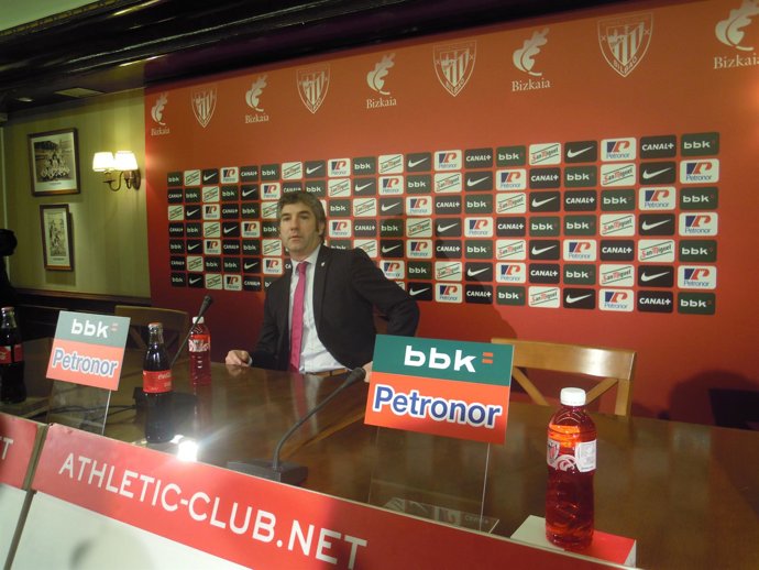 El presidente del Athletic, Josu Urrutia