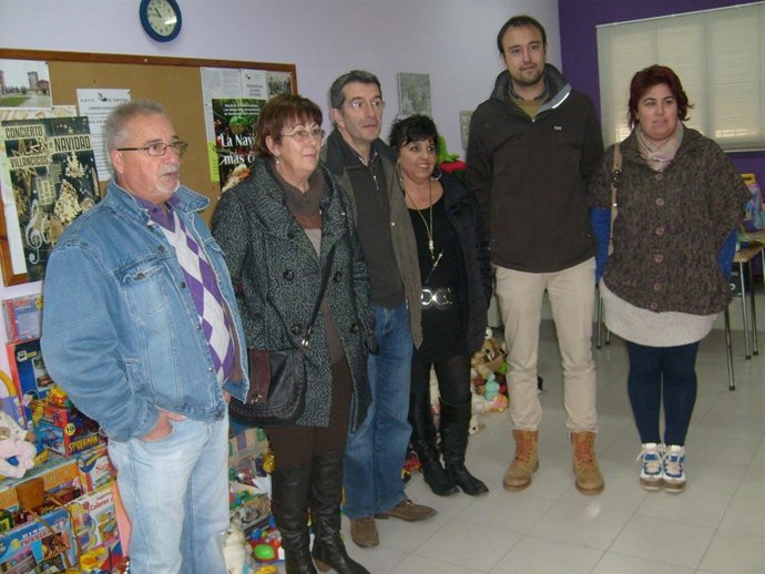 Entrega de los juguetes