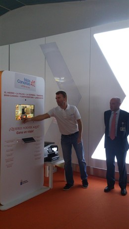 Promoción turística del Gobierno de Canarias en aeropuertos de las islas