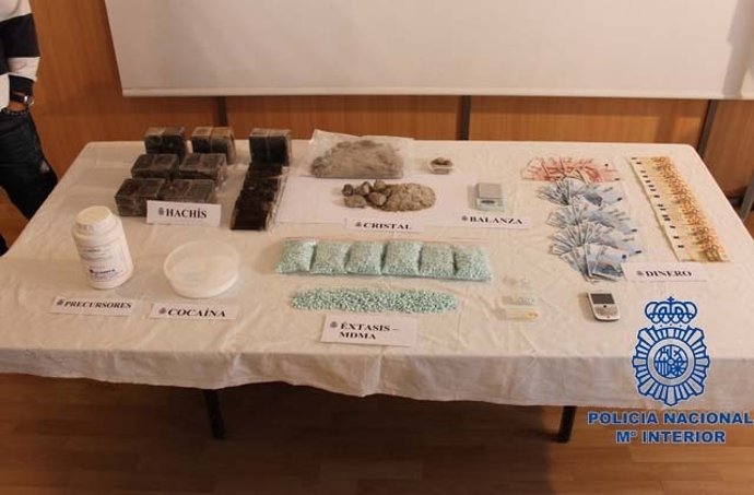 La Policía desarticula un grupo dedicado a la distribución de drogas de diseño