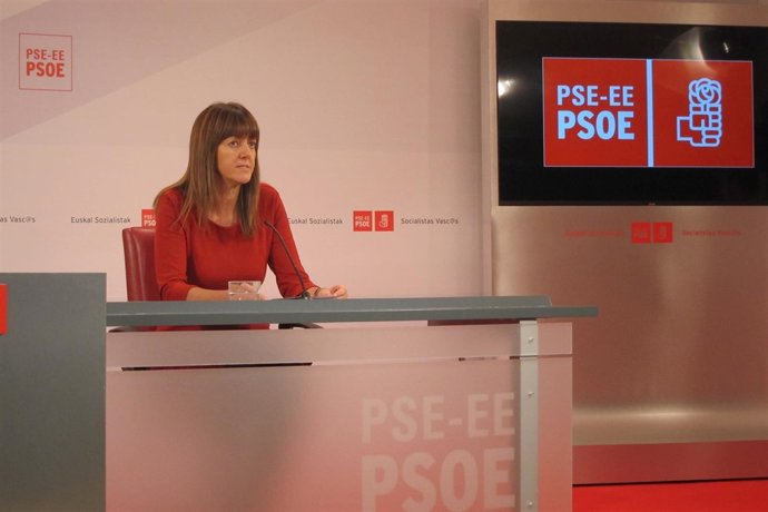 La portavoz del PSE-EE, Idoia Mendia