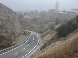 Variante de Funes tras los arreglos realizados.
