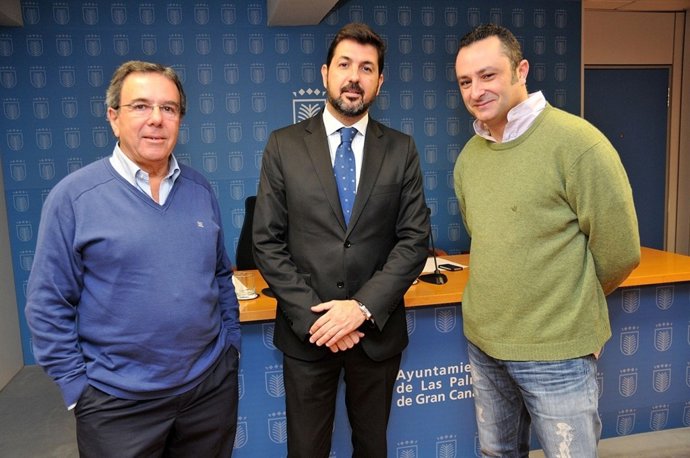 Sergio García-Beltrán, Christian Santana y Víctor Batista