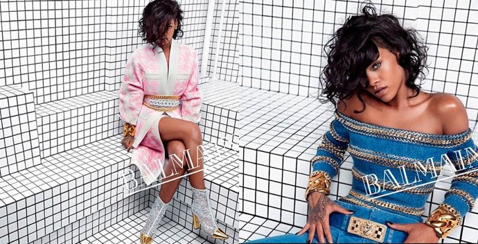 Rihanna se convierte en la nueva imagen de Balmain