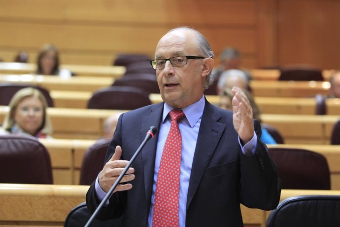 Cristóbal Montoro en el Senado