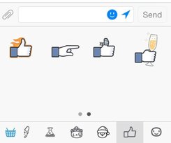 Nuevo paquete de pegatinas para el Messenger de Fa