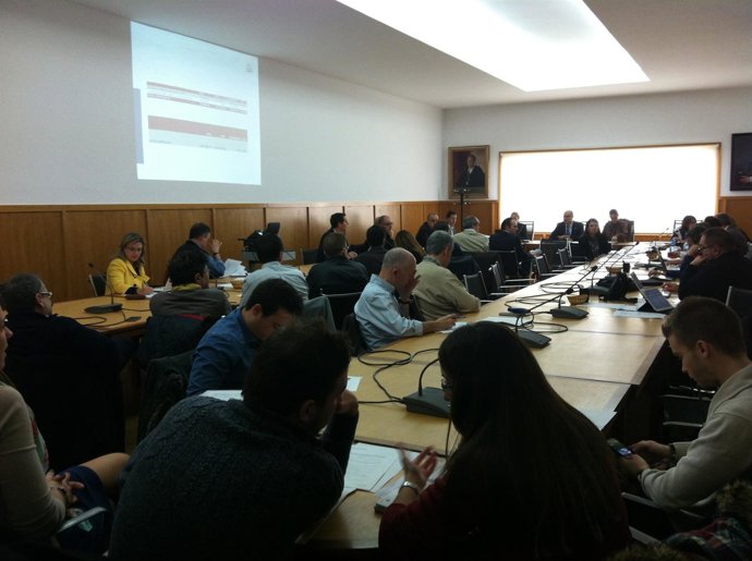 Un instante del Consejo de Gobierno de la UA