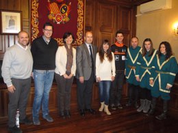 Presentación del partido solidario que disputará el sábado CAI Voleibol Teruel