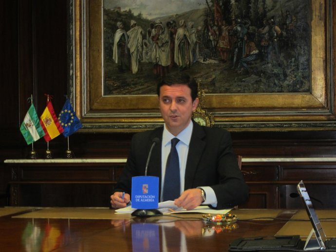 El vicepresidente de la Diputación de Almería, Javier Aureliano García (PP)