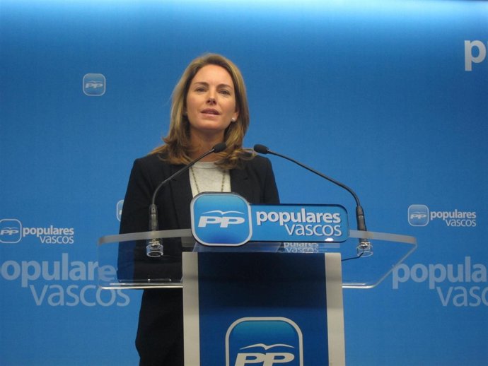 Arantza Quiroga, presidenta del PP vasco