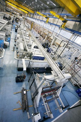 Línea de fabricación para ejes montados de Danobat.