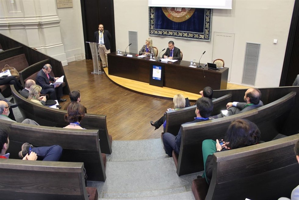 Inauguración de la jornada sobre 'La marca', organizada por la DPZ